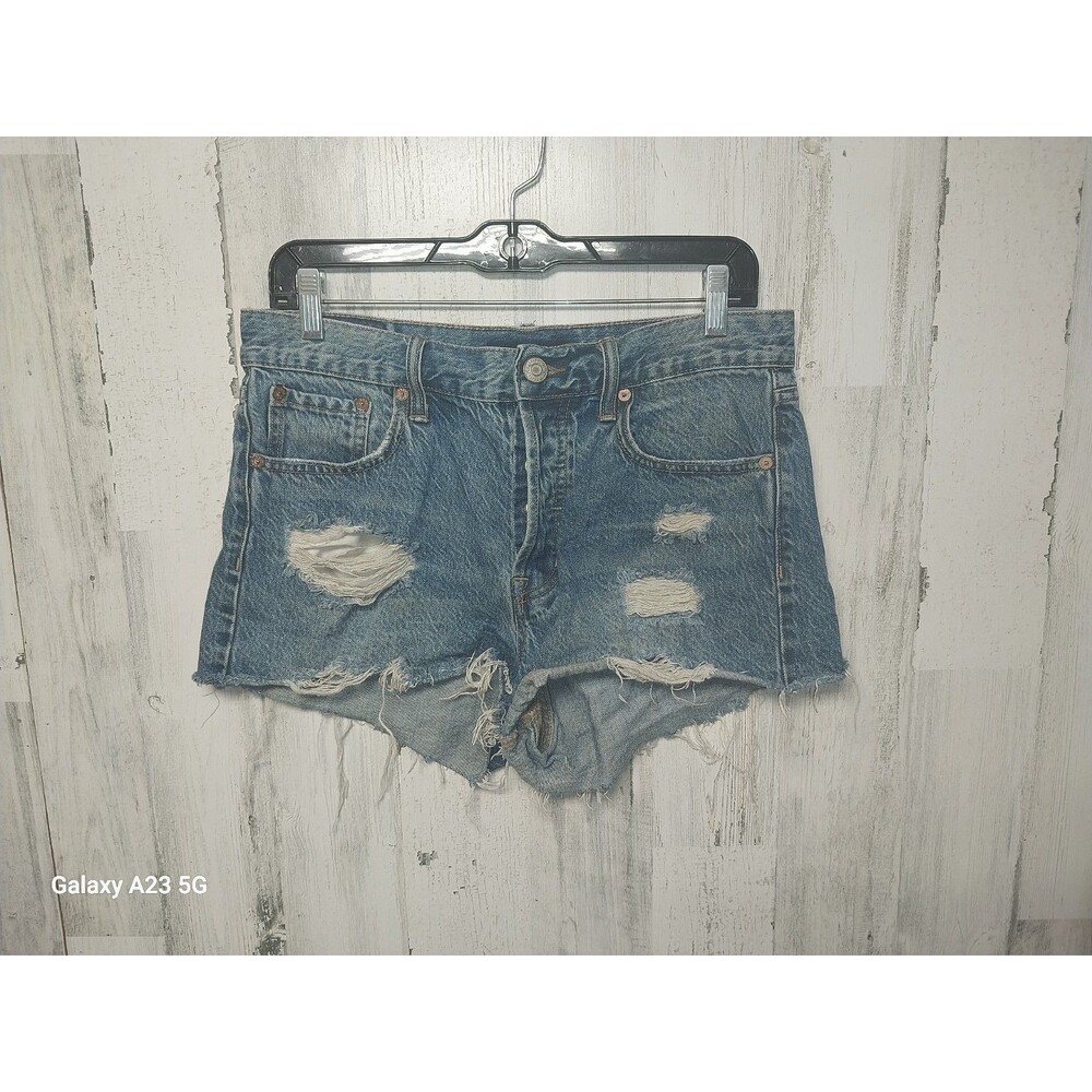 Aeropostale Distressed Boyfriend Denim Shorts Size 4